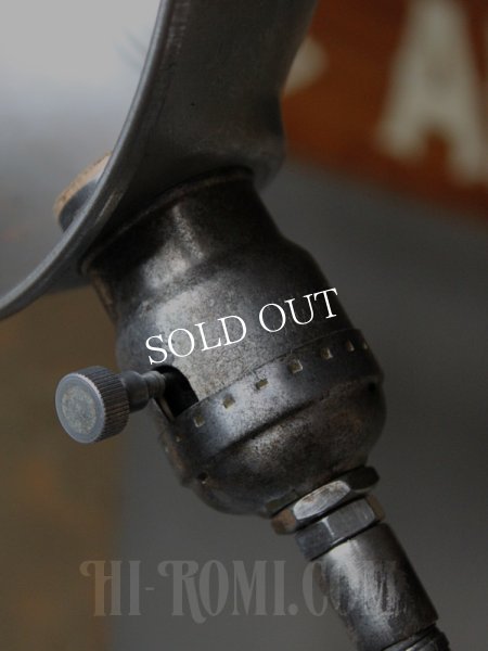 画像12: インダストリアル 卓上照明｜シェード付グースネックテーブルライト (12)