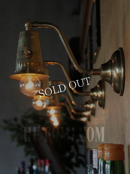 アメリカンヴィンテージミニ角度調整&ソケットホルダー付きブラケットA/インダストリアル・ミッドセンチュリーウォールランプ壁掛照明