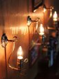 画像5: LEVITON社製真鍮ソケット付きコロニアルフォーリッジスクロールミニブラケットランプＡ/アメリカンヴィクトリアン壁掛照明ウォールランプ  (5)