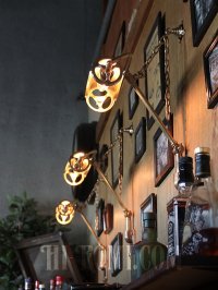 画像3: LEVITON社製真鍮ソケット付きインダストリアルカスタムピクチャーライトA/アメリカンブラケットランプ壁掛照明ウォールランプ