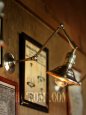 LEVITON社製真鍮ソケット付きインダストリアル3点角度調整＆シェード付きブラケットランプE/アメリカン作業灯ランプ壁掛照明ウォールライト 