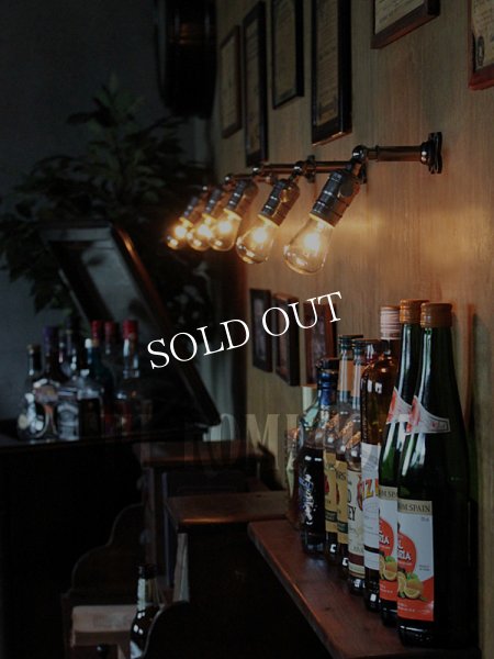 画像5: LEVITON社製アルミソケット＆角度調整付きミニブラケット/インダストリアル壁掛照明ウォールランプ (5)