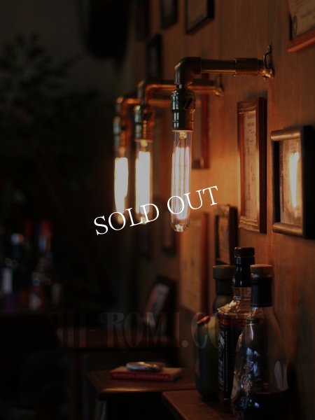 LEVITON社製真鍮ファットボーイソケット工業系ブラケットA/インダストリアルスチームパンクウォールランプ壁面照明