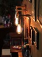 LEVITON社製真鍮ファットボーイソケット工業系ブラケットA/インダストリアルスチームパンクウォールランプ壁面照明