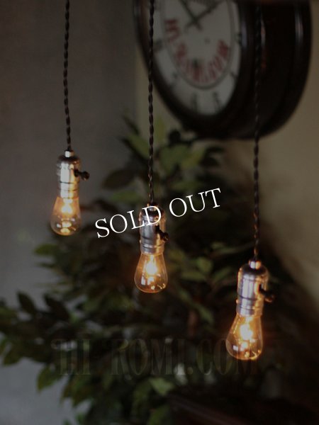 画像3: LEVITON社製ターン式アルミ製Silverソケットペンダントライト (3)