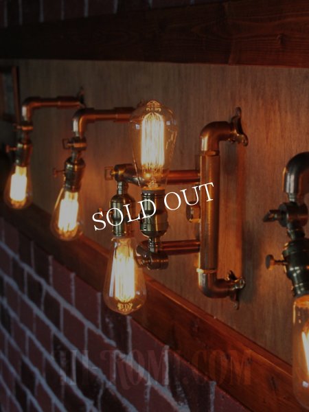 画像6: アメリカンヴィンテージARROWファットボーイソケット&角度調整付2灯ブラケットライト/工業系スチームパンク壁面照明ウォールランプインダストリアルランプ (6)