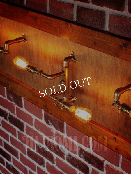 画像11: アメリカンヴィンテージARROWファットボーイソケット&角度調整付2灯ブラケットライト/工業系スチームパンク壁面照明ウォールランプインダストリアルランプ (11)