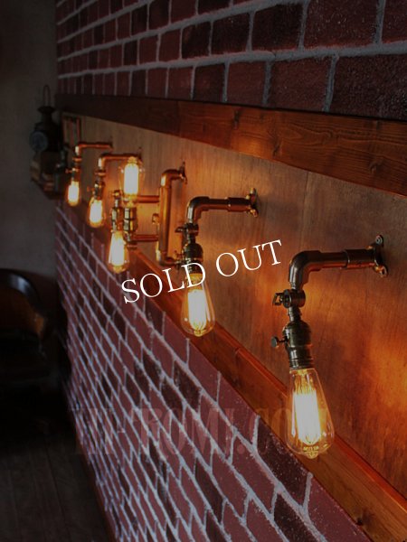 画像17: アメリカンヴィンテージEAGLE社製ファットボーイソケット&角度調整付ブラケット/工業系スチームパンク壁面照明ウォールランプインダストリアルライト (17)