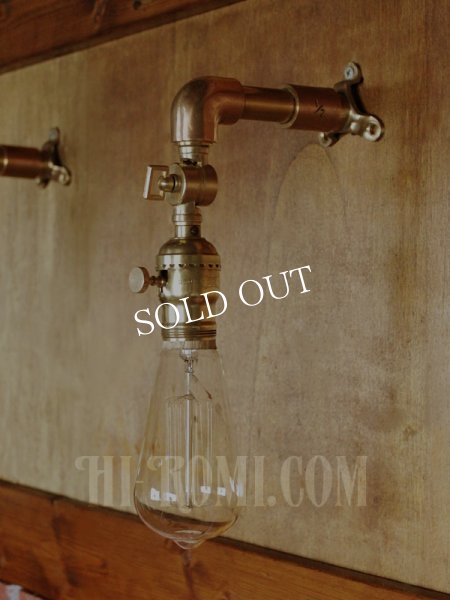 画像9: アメリカンヴィンテージEAGLE社製ファットボーイソケット&角度調整付ブラケット/工業系スチームパンク壁面照明ウォールランプインダストリアルライト (9)