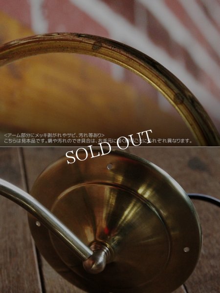 アメリカヴィンテージガラス製フレンチカットプリズム付コロニアルブラケットライトA｜アンティークウォールランプ壁掛け照明