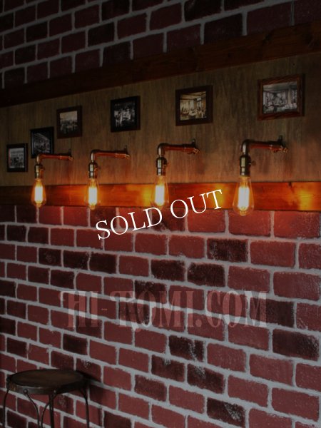 画像11: ターン式ファットボーイ真鍮ソケット＆角度調整付き工業系ミニブラケット/インダストリアルアンティークヴィンテージ壁面照明 (11)