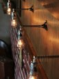 画像5: USAヴィンテージLEVITON社アルミ製ターン式ソケット付工業系ミニブラケットランプ/インダストリアル照明壁掛けライト  (5)