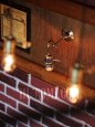 鍵スイッチ付き真鍮レースのベル型カップブラケットランプ｜アンティーク壁掛け照明ブラケットライト鍵スイッチ付き真鍮レースのベル型カップブラケットランプ｜アンティーク壁掛け照明ブラケットライト