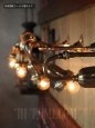 鍵スイッチ付き真鍮レースのベル型カップブラケットランプ｜アンティーク壁掛け照明ブラケットライト
