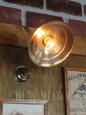 画像11: インダストリアル真鍮平皿シェードブラケットライト｜工業系照明 (11)