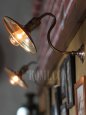 画像3: インダストリアル真鍮平皿シェードブラケットライト｜工業系照明 (3)