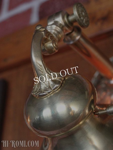 アンティークヴィクトリアンレリーフ真鍮製ブラケットライト｜壁掛け照明