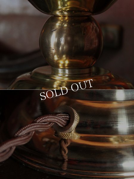 画像18: USAヴィンテージ照明フロストガラスチムニーテーブルライト (18)