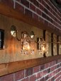 ヴィンテージガラス1灯ミニシャンデリアブラケットライト｜アンティーク壁掛け照明ウォールランプ
