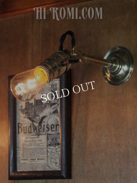 工業系壁掛け照明｜インダストリアルミニブラケットライト・角度調整ウォールランプ