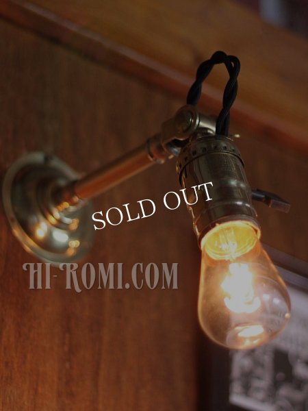 工業系壁掛け照明｜インダストリアルミニブラケットライト・角度調整ウォールランプ