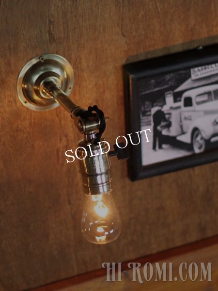 工業系壁掛け照明｜インダストリアルミニブラケットライト・角度調整ウォールランプ