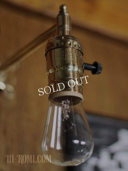 工業系壁掛け照明｜インダストリアルミニ真鍮製ブラケットライト・90度ウォールランプ