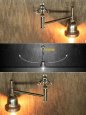 画像4: 工業系照明｜インダストリアルスウィングアームブラケットライト真鍮製 (4)