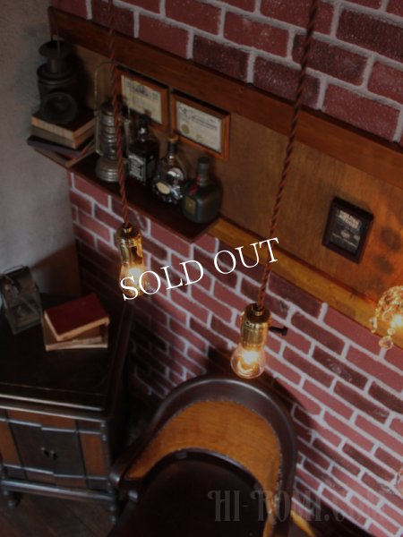 ブラスソケットペンダントライト｜真鍮製吊下げ照明ランプ