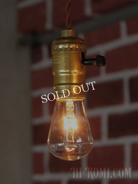 アルミ製ソケットペンダントライト｜吊下げ照明ランプ・ヴィンテージ