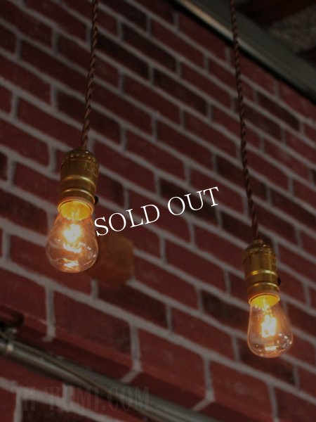 アルミ製ソケットペンダントライト｜吊下げ照明ランプ・ヴィンテージ