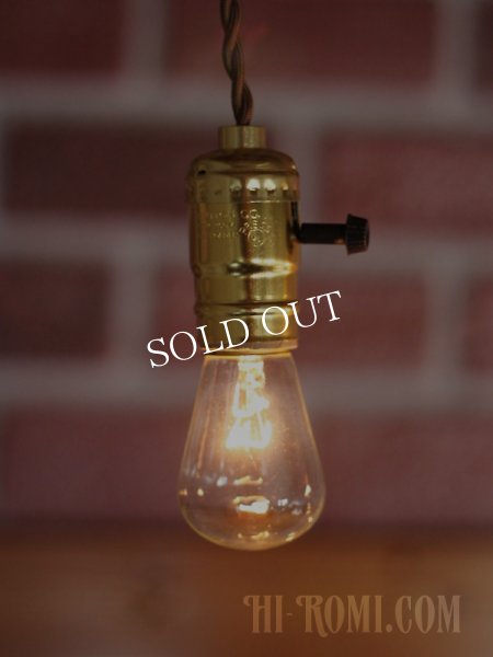 アルミ製ソケットペンダントライト｜吊下げ照明ランプ・ヴィンテージ