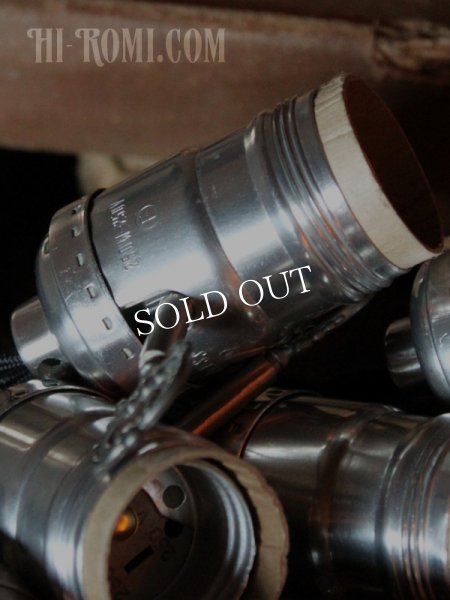 アルミ製ソケットペンダントライト｜吊下げ照明ランプ・ヴィンテージ