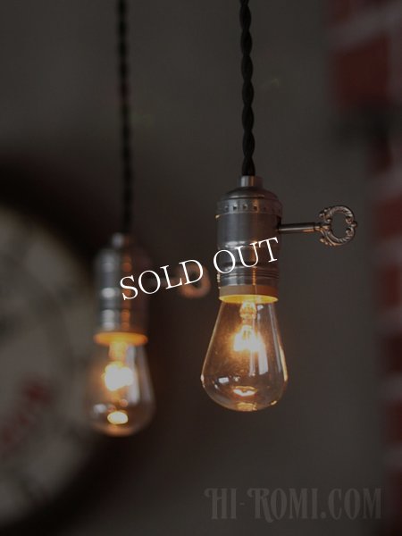 アルミ製ソケットペンダントライト｜吊下げ照明ランプ・ヴィンテージ