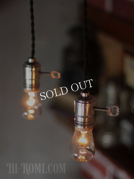 アルミ製ソケットペンダントライト｜吊下げ照明ランプ・ヴィンテージ