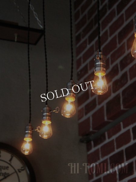 アルミ製ソケットペンダントライト｜吊下げ照明ランプ・ヴィンテージ