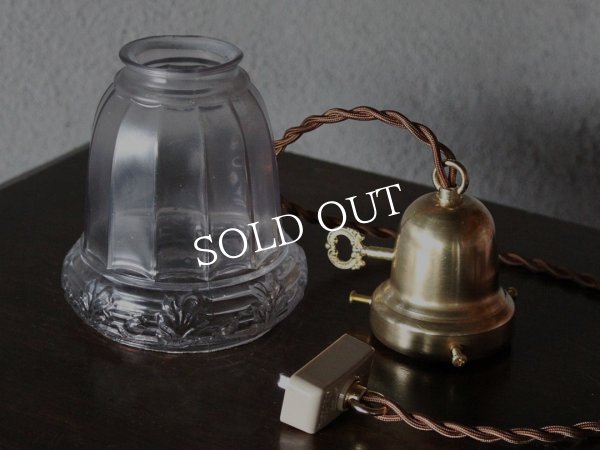 画像13: ヴィンテージペンダント照明｜草花柄アンティーク吊下げランプ (13)