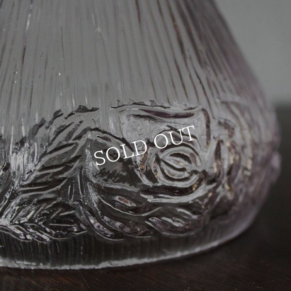 画像10: ヴィンテージペンダント照明｜パープルガラスアンティーク吊下ランプ (10)