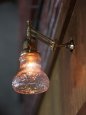 画像5: ヴィンテージペンダント照明｜パープルガラスアンティーク吊下ランプ (5)