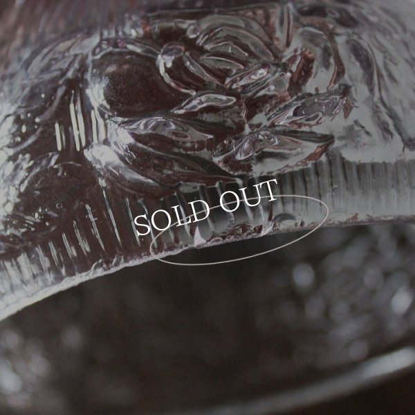 画像9: ヴィンテージペンダント照明｜パープルガラスアンティーク吊下ランプ (9)