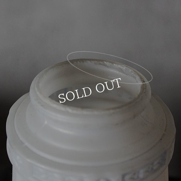 画像7: ヴィンテージペンダントライト｜アンティークランプ吊下照明水色・白 (7)