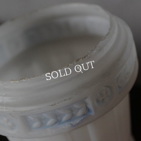 画像9: ヴィンテージペンダントライト｜アンティークランプ吊下照明水色・白 (9)