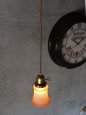 画像11: ヴィンテージペンダントライト｜アンティークランプ吊下照明アンバー (11)