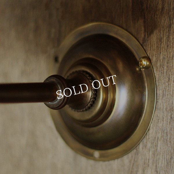 工業系壁掛け照明｜インダストリアル真鍮平皿シェードブラケットライト