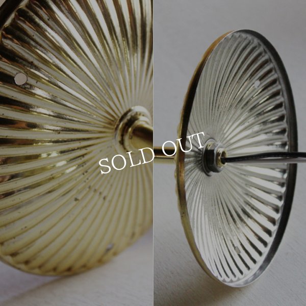 画像15: ヴィンテージガラス火屋ブラケットライト｜壁掛け照明アンティークランプ (15)