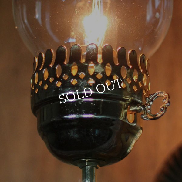 画像11: ヴィンテージガラス火屋ブラケットライト｜壁掛け照明アンティークランプ (11)