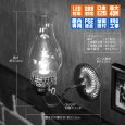 画像20: ヴィンテージガラス火屋ブラケットライト｜壁掛け照明アンティークランプ (20)