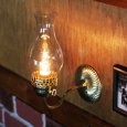 画像3: ヴィンテージガラス火屋ブラケットライト｜壁掛け照明アンティークランプ (3)