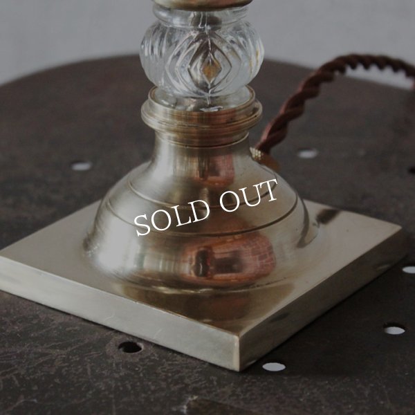 アンティークランプ｜プリズムミニシャンデリアキャンドルライト卓上照明