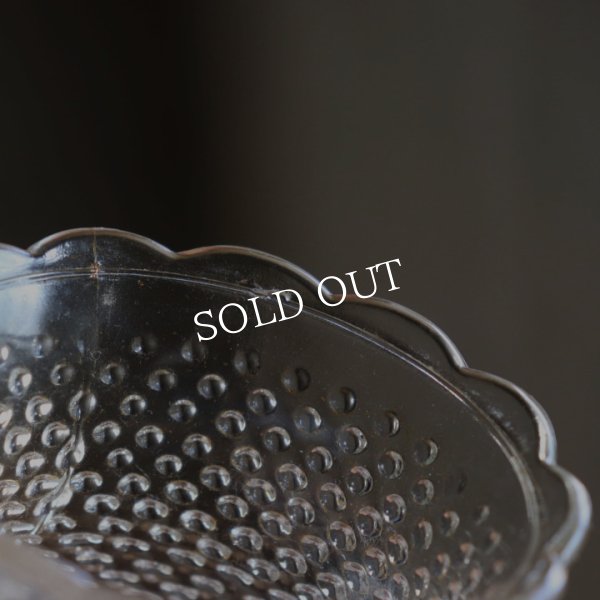 USAヴィンテージホブネイルチムニー付クリアガラステーブルライト｜アンティーク卓上照明ランプ